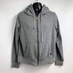 Aviator Nation Adult Lightning Bolt Full Zip Long Sleeve Cotton Hoodie Size L